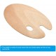 Wooden palette 40*50oval extra large